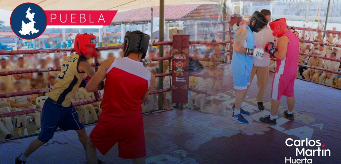 Secretarías de Seguridad Pública y Deporte realizan “1er Torneo de Box” penal de Puebla