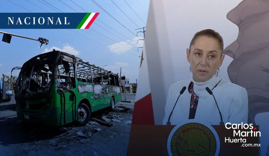 Sheinbaum reporta avance en normalización de actividades tras violencia por muerte de “El Mencho”