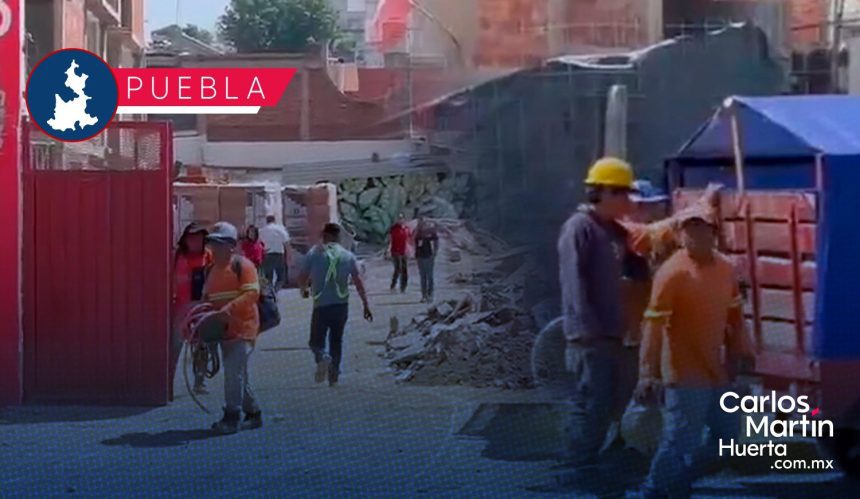 Trabajador sufre caída de varios metros en obra de la colonia Reforma Sur; sería menor de edad