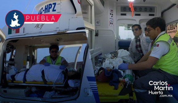 Traslado aéreo con ambulancia SUMA permite atención inmediata a embarazada Traslado aéreo con ambulancia SUMA permite atención inmediata a embarazada