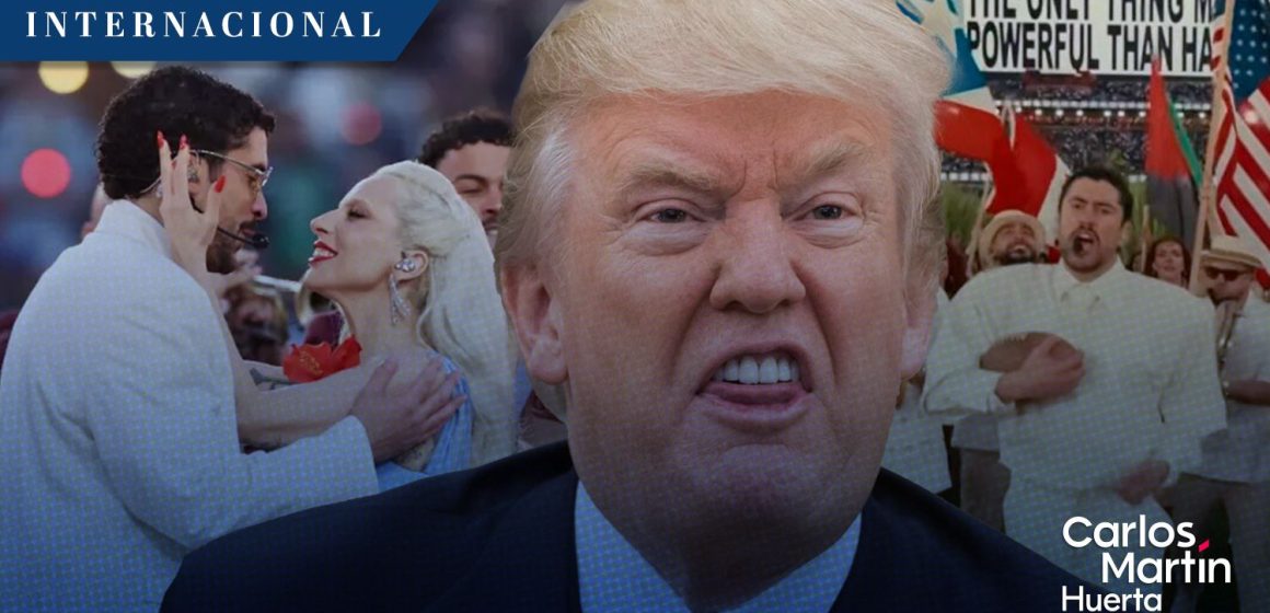 Trump critica el espectáculo de Bad Bunny en el Super Bowl LX
