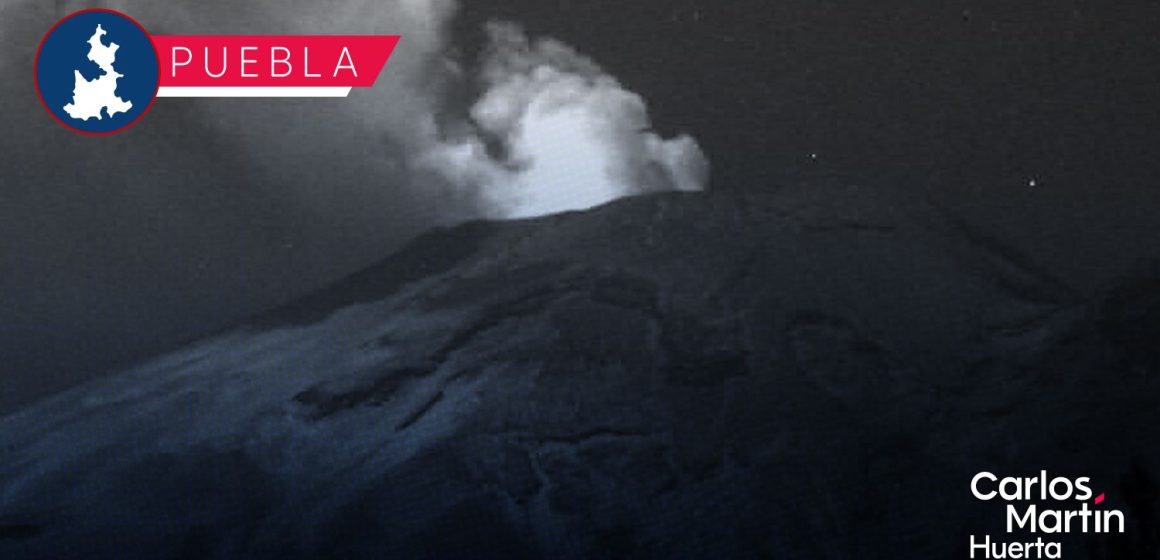 Volcan Popocatépetl registra 24 exhalaciones y mantiene alerta en amarillo fase 2