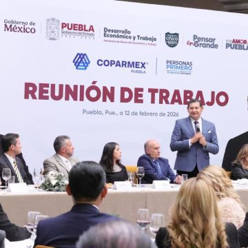 Cierran filas gobierno de Puebla y Coparmex para impulsar inversiones y desarrollo económico