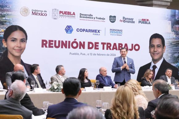 Cierran filas gobierno de Puebla y Coparmex para impulsar inversiones y desarrollo económico