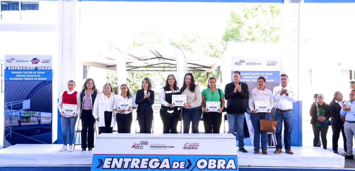 Gobierno de San Andrés Cholula continúa fortaleciendo espacios educativos