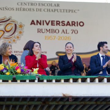 Laura Artemisa reconoce legado transformador del Centro Escolar Niños Héroes de Chapultepec