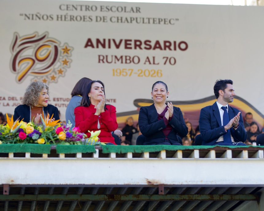 Laura Artemisa reconoce legado transformador del Centro Escolar Niños Héroes de Chapultepec