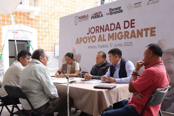 Impulsan jornada integral de apoyo al migrante en Atlixco