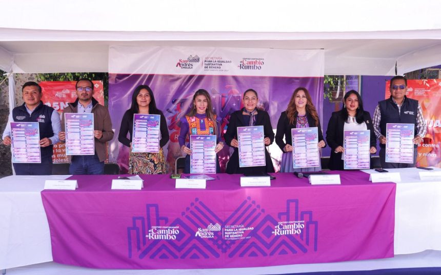 Con visión participativa, Lupita Cuautle presenta Agenda de Género 8M en San Andrés Cholula