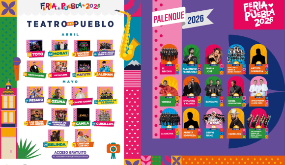 ¡Cartelera de Infarto! Calvin Harris, Morat y Grupo Firme encabezan la Feria de Puebla 2026