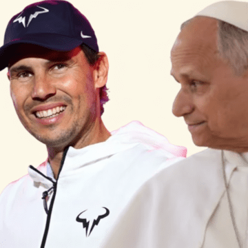 nadal-papa Rafael Nadal envía camiseta firmada al Papa León XIV y surge la posibilidad de un partido de tenis