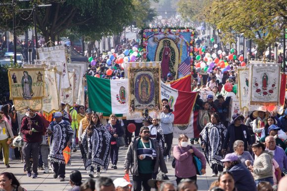 Arquidiócesis de Puebla realiza la peregrinación más grande del país a la Basílica de Guadalupe