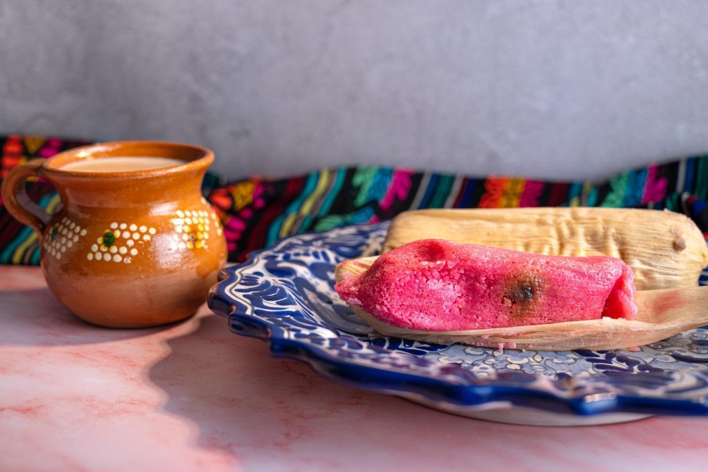 tamales en Mexico. tamal de dulce