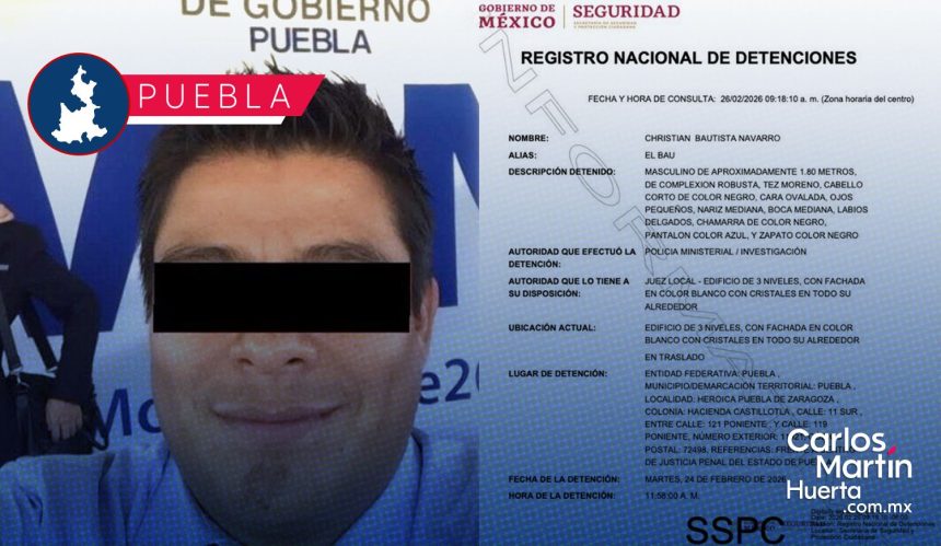 ¿Quién es “El Bau”? Socio y amigo del matrimonio Tello Ruiz y presunto homicida; era exfuncionario de Moreno Valle