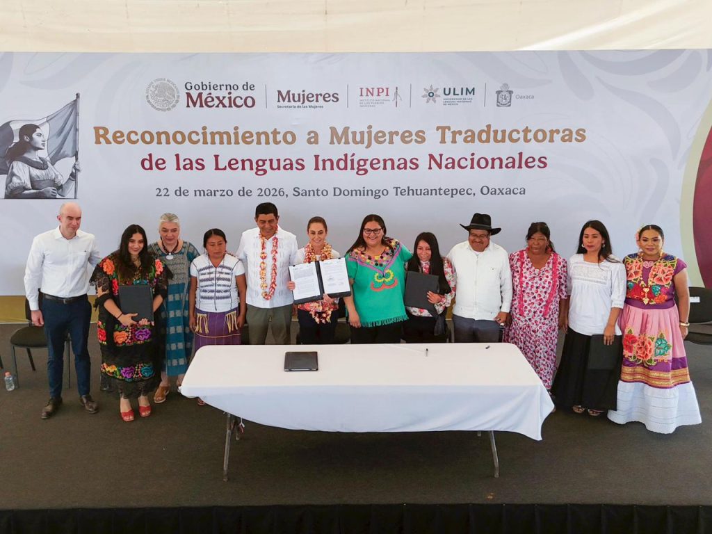 220326 CSP RECONOCIMIENO A MUJERES TRADUCTORES DE LAS LENGUAS INDIGENAS NACIONALES EN TEHUANTEPEC OAXACA 2