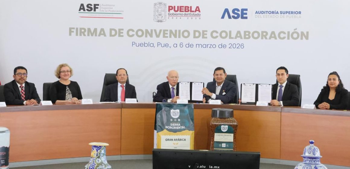 Puebla refuerza la transparencia y fiscalización con convenio entre ASF y ASE