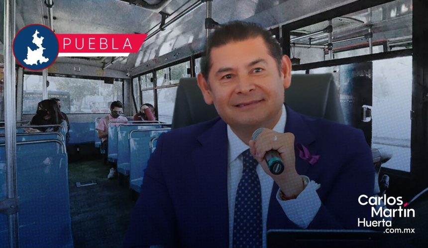 Anuncia Alejandro Armenta una primera partida de 50 mdp para renovación del transporte público