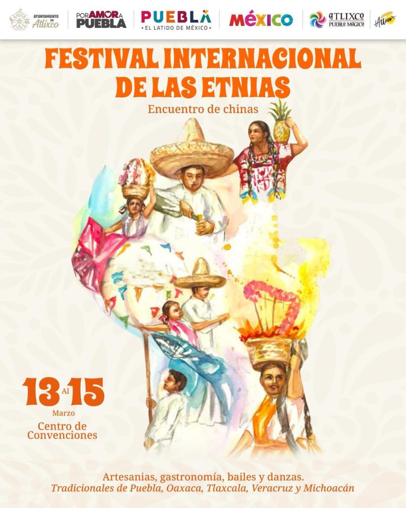 Atlixco presenta el Festival Internacional de las Etnias 2026