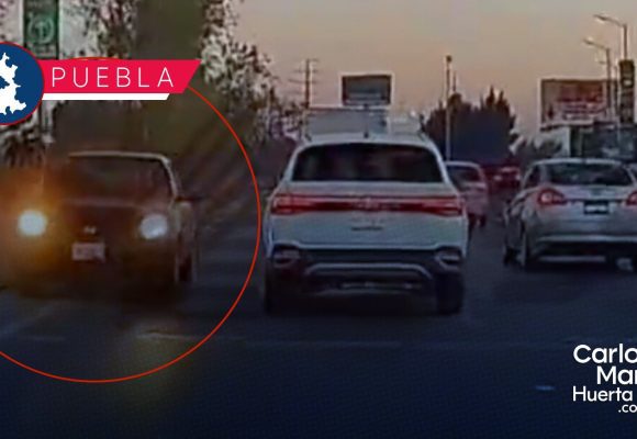 Auto en sentido contrario sobre Periférico Ecológico provoca choque múltiple