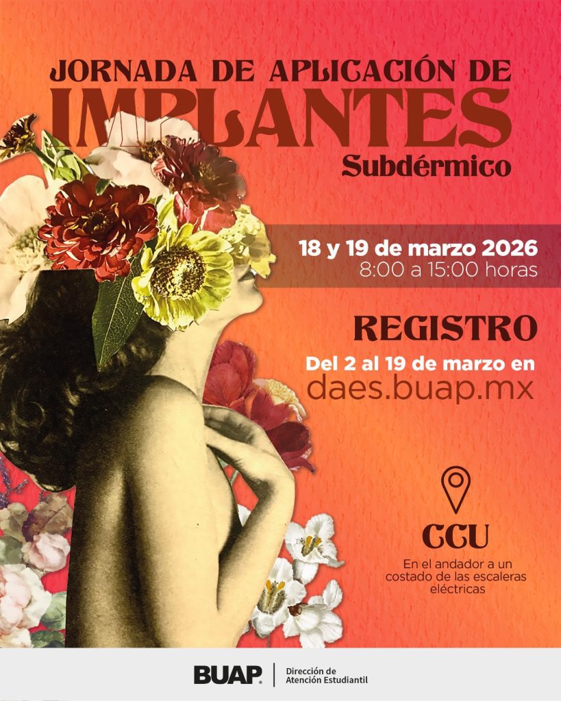 BUAP anuncia Jornada de Aplicación de Implantes Subdérmicos 