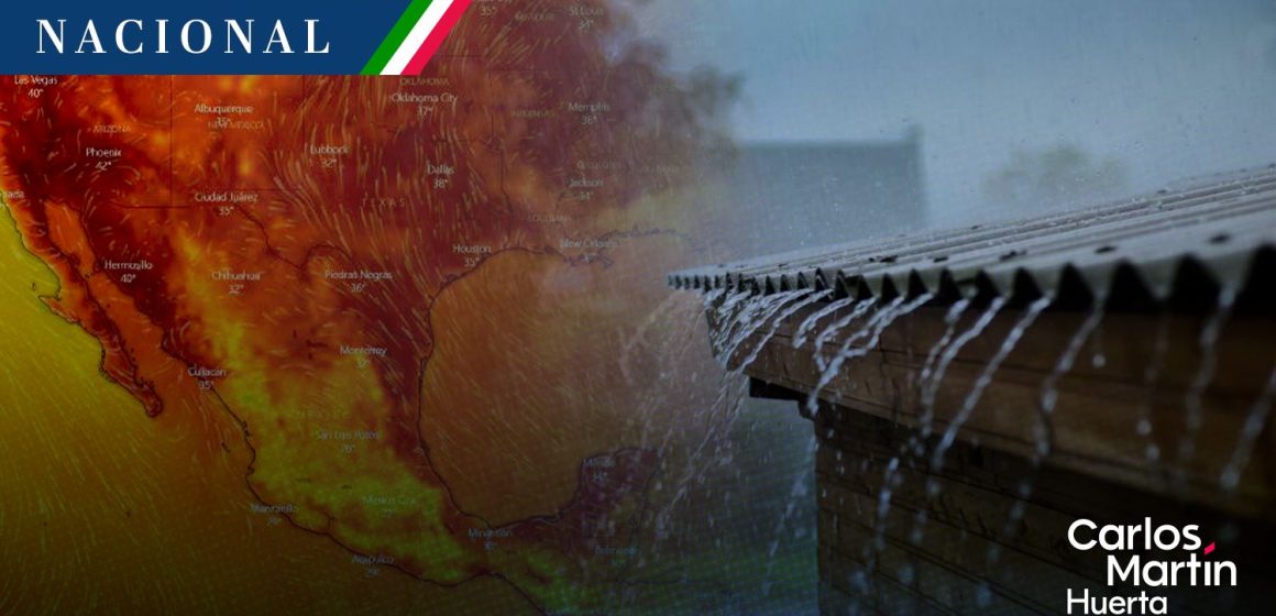 Persistirá ambiente caluroso en la mayor parte del país; se esperan lluvias en algunos estados