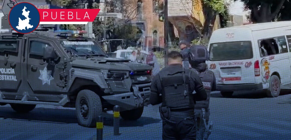 Choque entre unidad blindada y transporte público en el Bulevar 5 de Mayo deja tres lesionados