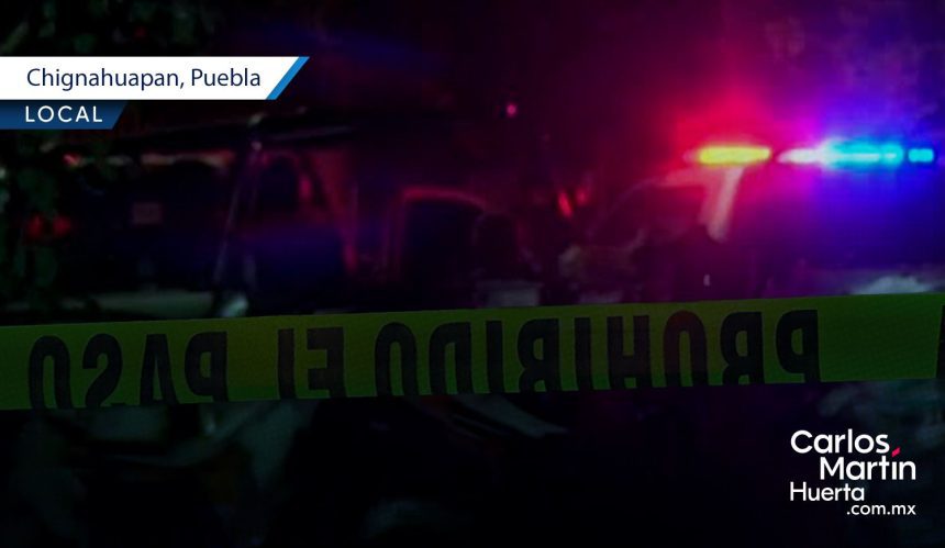 Asesinan a un hombre en Chignahuapan