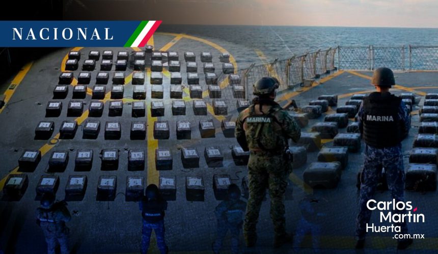 Semar aseguran 2 toneladas de cocaína frente a costas de Acapulco