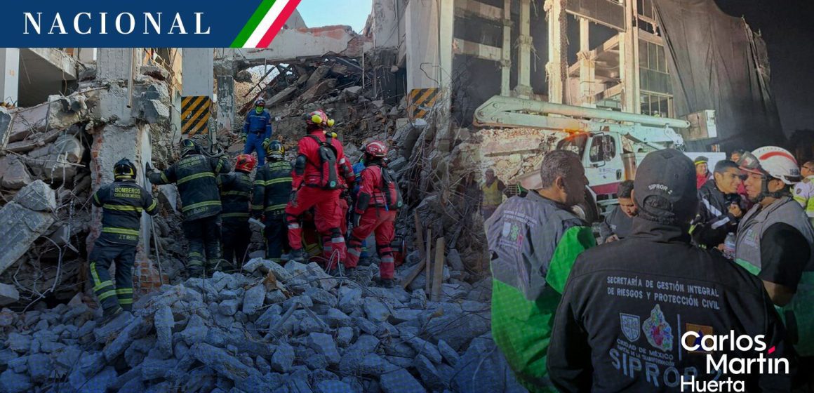 Recuperan segundo cuerpo tras colapso de edificio en San Antonio Abad; continúan labores por tercera víctima