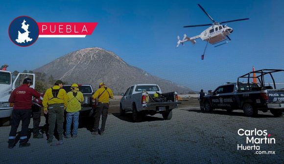 Con coordinación y atención oportuna, gobierno estatal controla incendios en Puebla