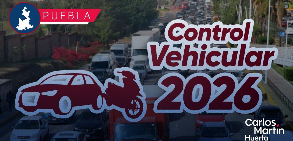 Gobierno de Puebla no contempla prórroga para el pago de Control Vehicular; vence mañana