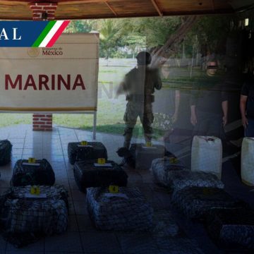Marina intercepta 650 kilos de cocaína en Michoacán