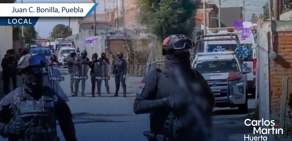 Policía de Juan C. Bonilla abate a dos presuntos delincuentes tras robo en Santa María Zacatepec