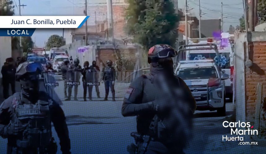 Delincuentes abatidos Juan C Bonilla Policía de Juan C. Bonilla abate a dos presuntos delincuentes tras robo en Santa María Zacatepec