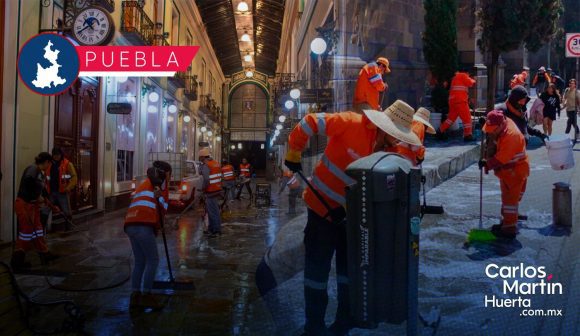 Despliega operativo de limpieza en templos y el Centro Histórico para Semana Santa