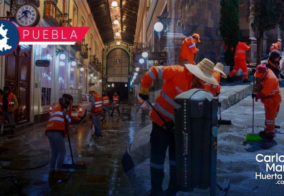 Despliega operativo de limpieza en templos y el Centro Histórico para Semana Santa