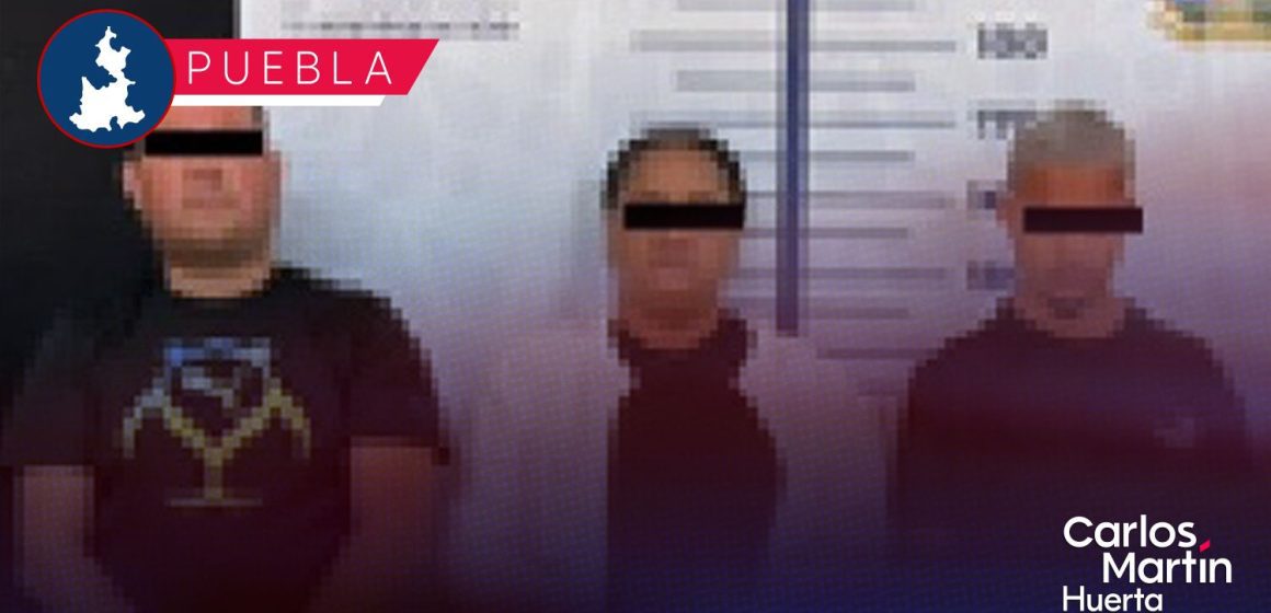 Cae banda de extorsionadores en Zacatlán; dos son colombianos