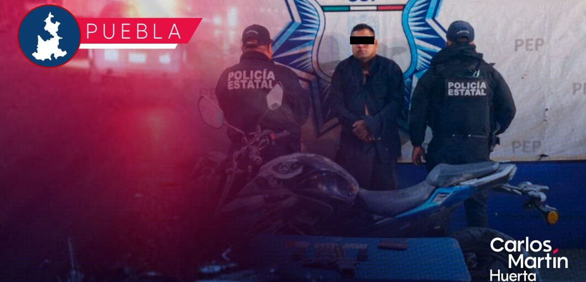 Detienen a generador de violencia en la Mixteca poblana; portaba arma de fuego