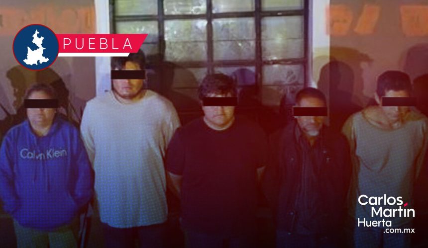 Desarticulan banda de “La Muñeca” dedicada al robo, secuestro y narcomenudeo en Aljojuca