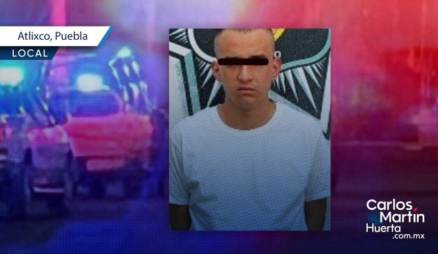 Detienen a un hombre con dosis de cristal en Atlixco