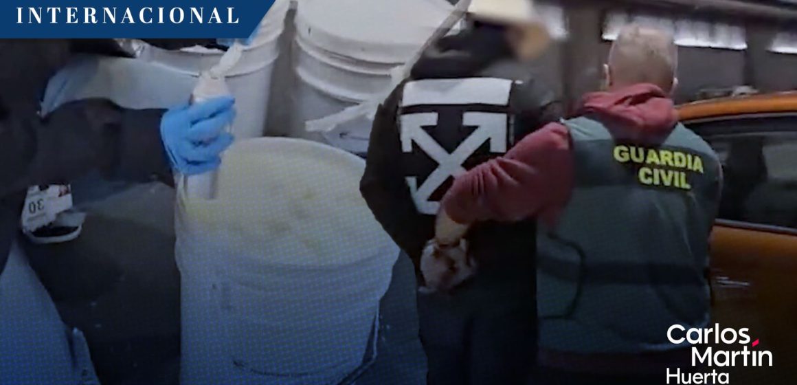 Droga asegurada España - México Aseguran 625 kg de metanfetamina en Madrid procedentes de México