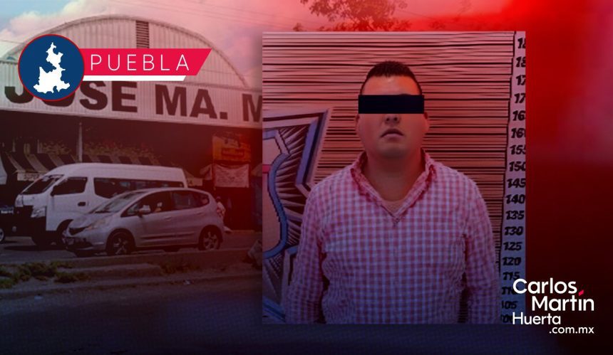 Cae “El Charro”, presunto extorsionador del Mercado Morelos