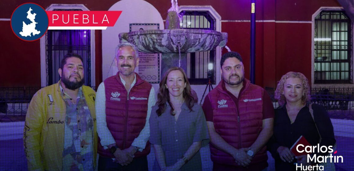 Entregan rehabilitación de la fuente del Parque Sor Juana Inés de la Cruz