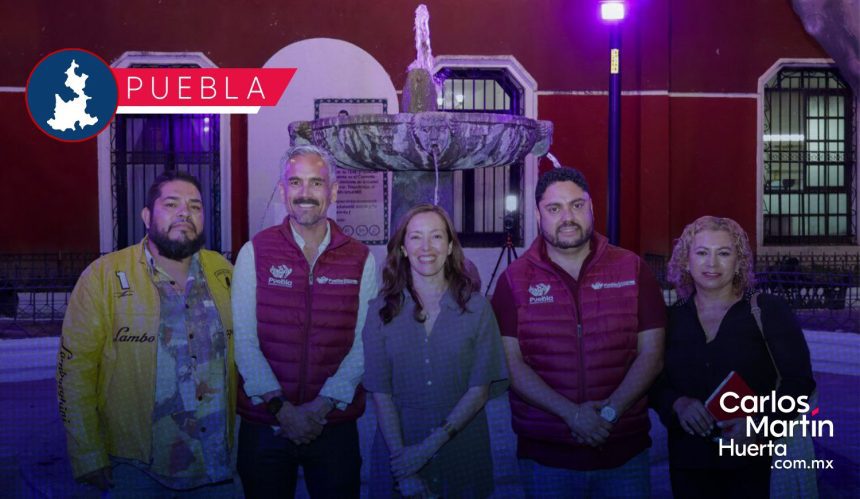 Entregan rehabilitación de la fuente del Parque Sor Juana Inés de la Cruz