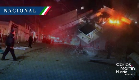 Explosión de gasera en Chalco deja un lesionado y daños estructurales