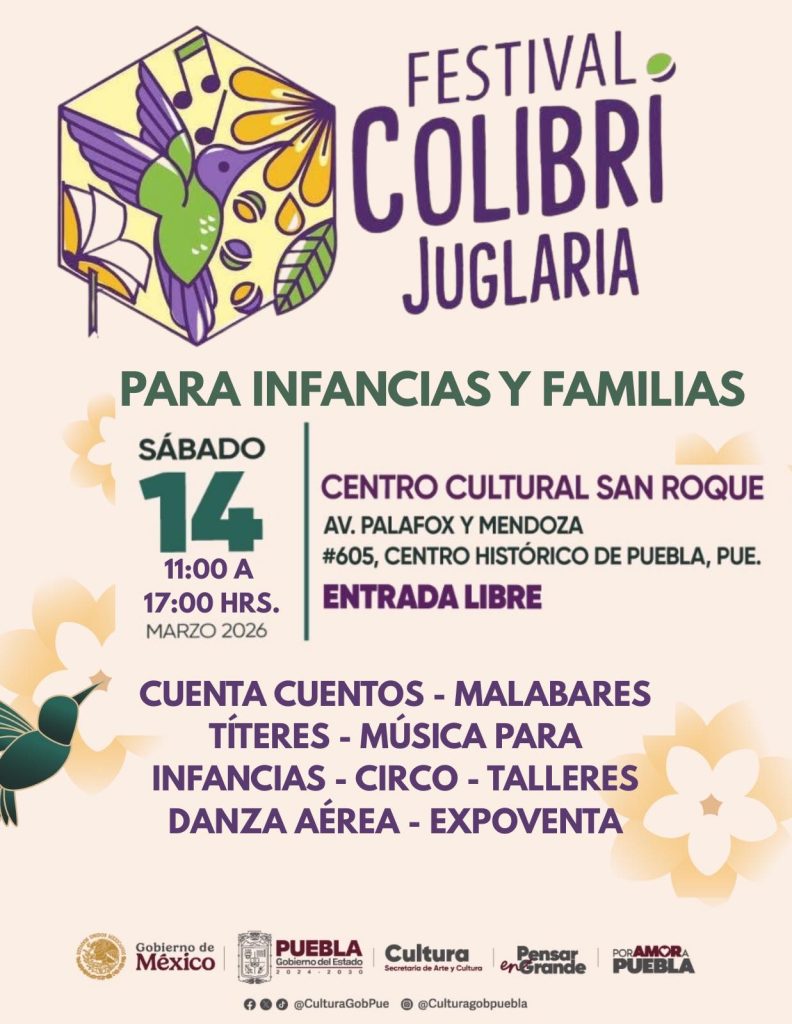 Festival Colibrí 2026: Arte y espectáculos gratuitos en el Centro Cultural San Roque