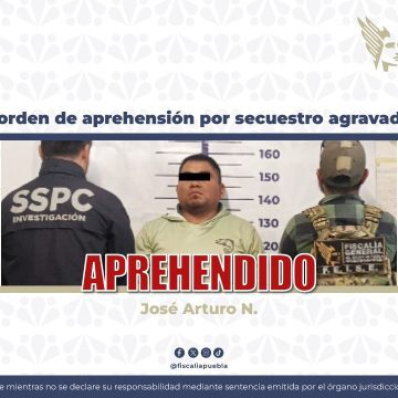 Cumple FGE orden de aprehensión por secuestro agravado en Hidalgo