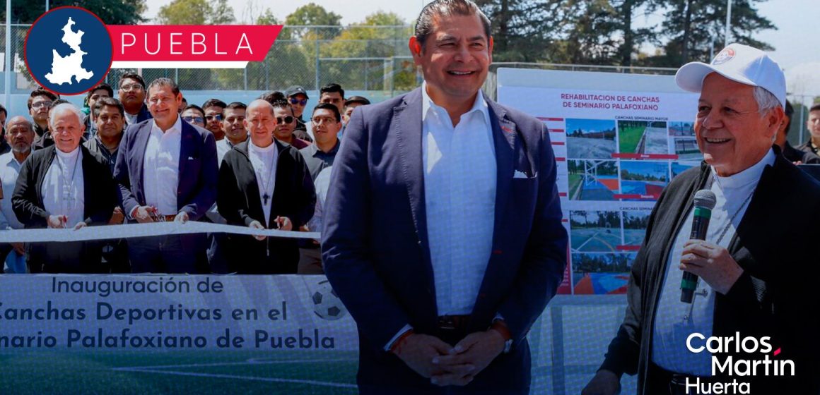Gobierno Estatal impulsa deporte y Obra Comunitaria en Seminario Palafoxiano