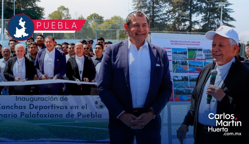 Gobierno Estatal impulsa deporte y Obra Comunitaria en Seminario Palafoxiano