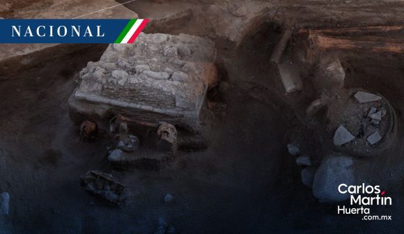 INAH descubre altar tolteca y ofrendas humanas en Tula